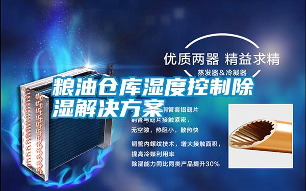 粮油仓库湿度控制除湿好色先生TV成人