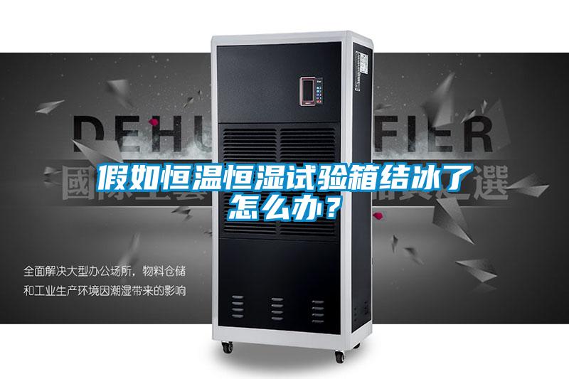 假如恒温恒湿试验箱结冰了怎么办？
