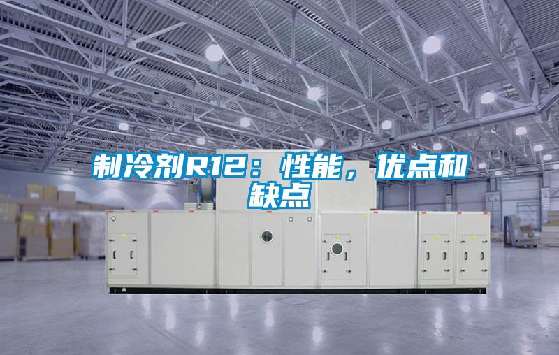 制冷剂R12：性能，优点和缺点