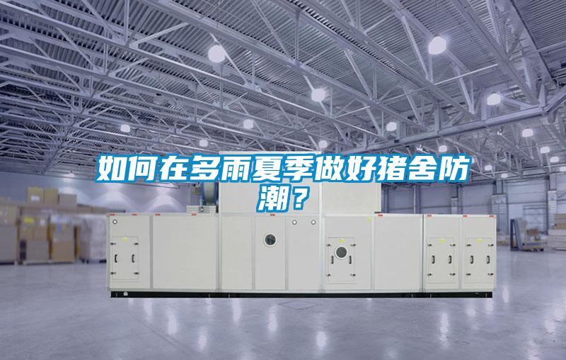 如何在多雨夏季做好猪舍防潮？