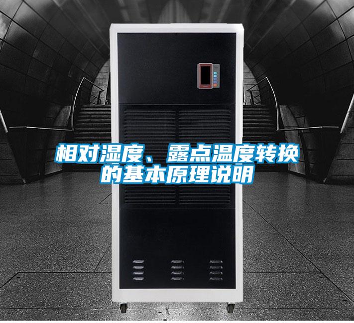 相对湿度、露点温度转换的基本原理说明