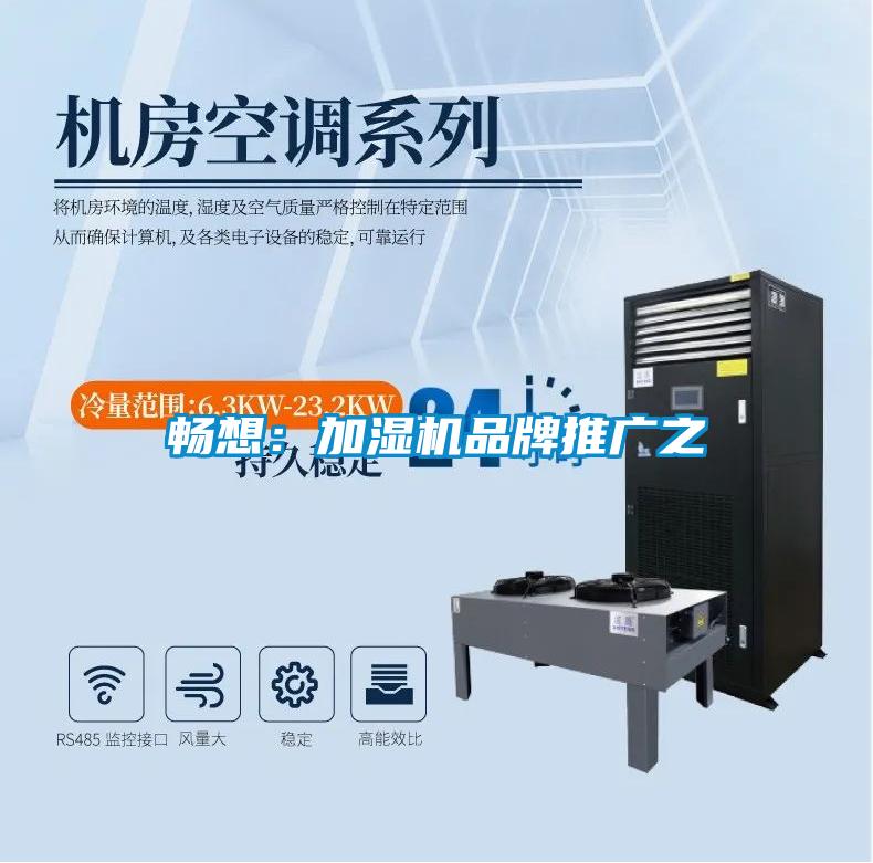 畅想：加湿机品牌推广之