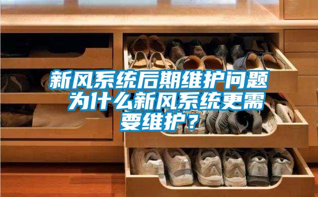 新风系统后期维护问题 为什么新风系统更需要维护？