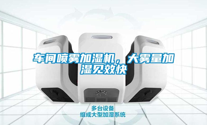 车间喷雾加湿机，大雾量加湿见效快