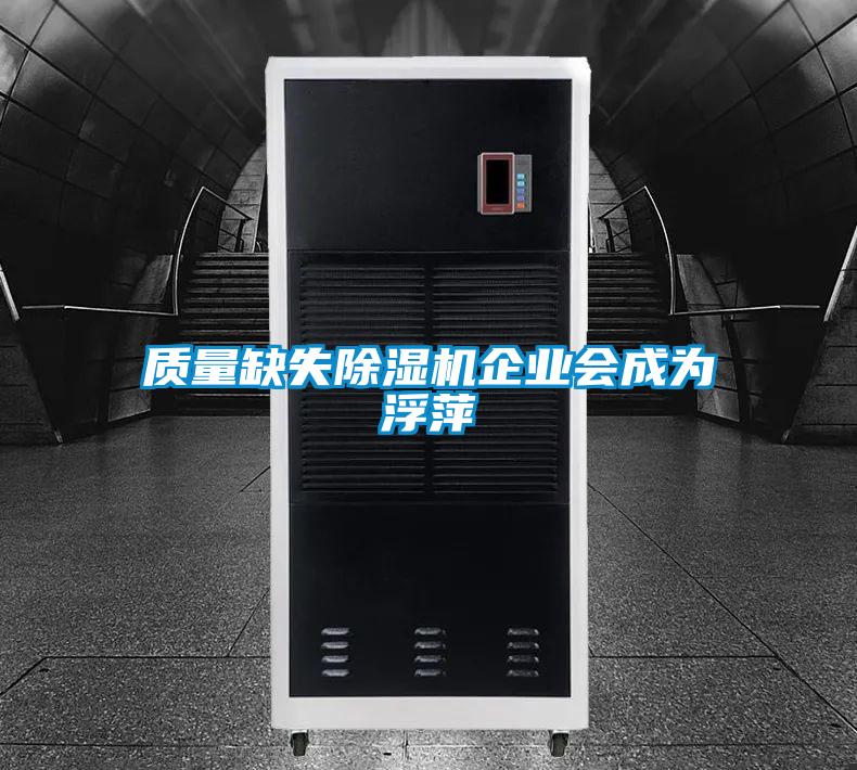 质量缺失好色先生污污版企业会成为浮萍