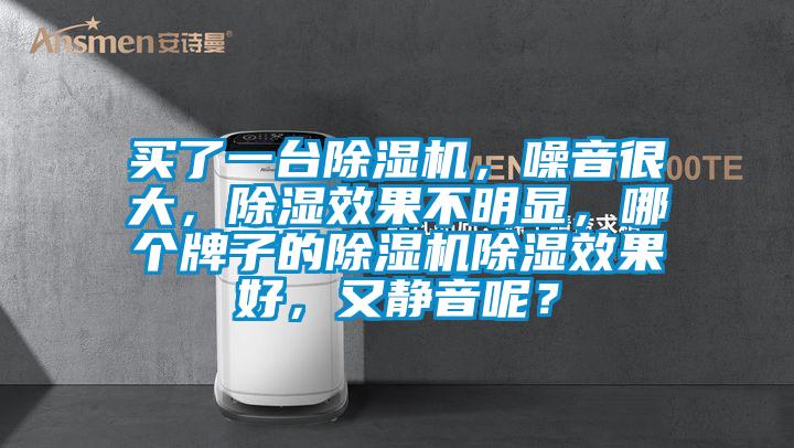 买了一台好色先生污污版，噪音很大，除湿效果不明显，哪个牌子的好色先生污污版除湿效果好，又静音呢？