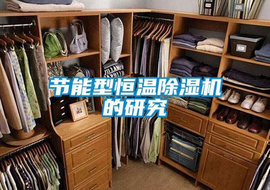 节能型恒温好色先生污污版的研究