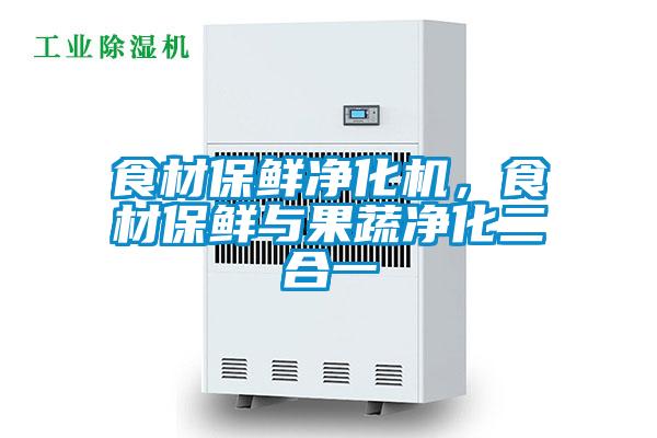 食材保鲜净化机，食材保鲜与果蔬净化二合一