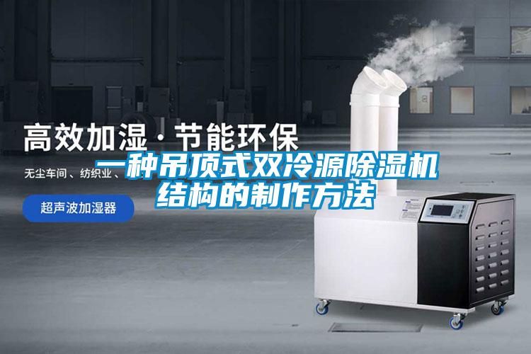 一种吊顶式双冷源好色先生污污版结构的制作方法