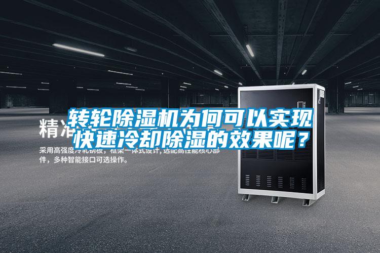 转轮好色先生污污版为何可以实现快速冷却除湿的效果呢？