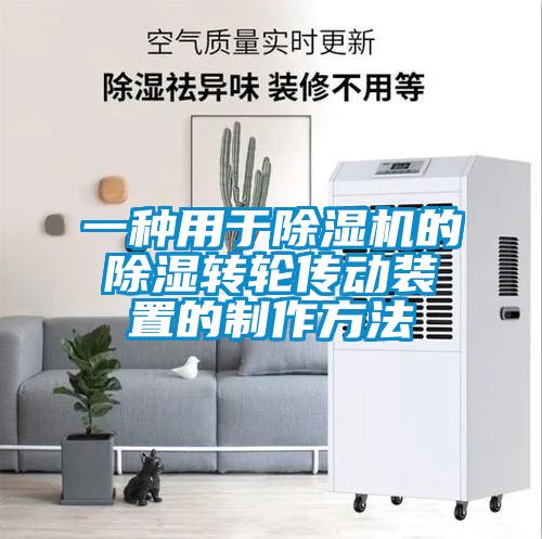 一种用于好色先生污污版的除湿转轮传动装置的制作方法