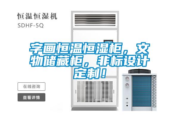 字画恒温恒湿柜，文物储藏柜，非标设计定制！