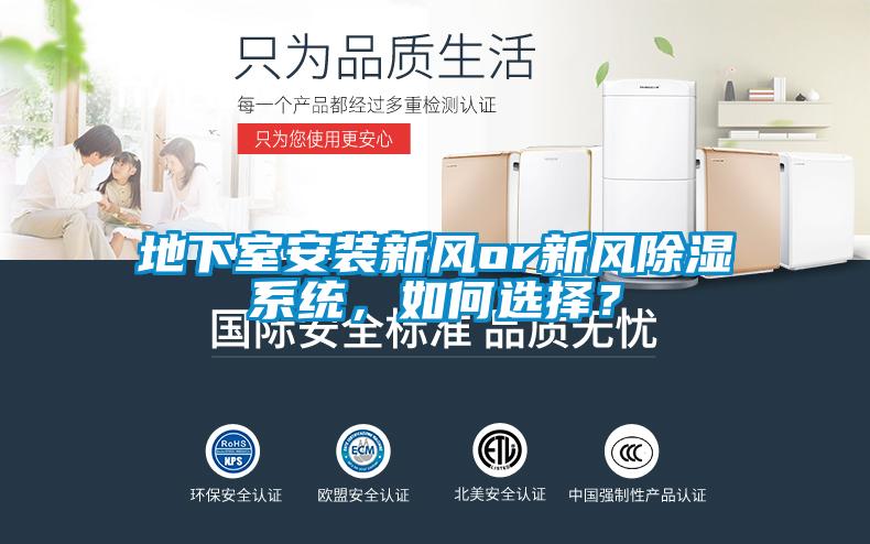 地下室安装新风or新风除湿系统，如何选择？
