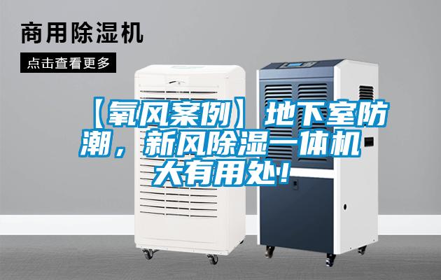 【氧风案例】地下室防潮，新风除湿一体机大有用处！