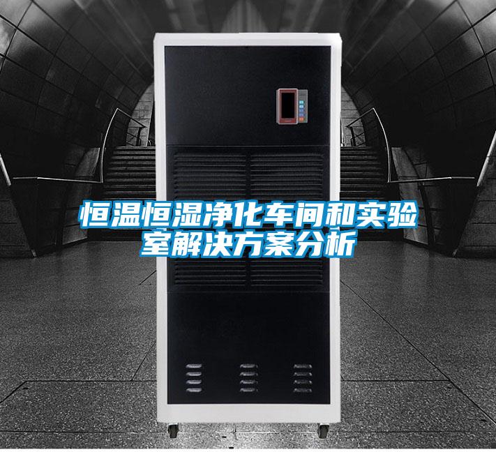 恒温恒湿净化车间和实验室好色先生TV成人分析