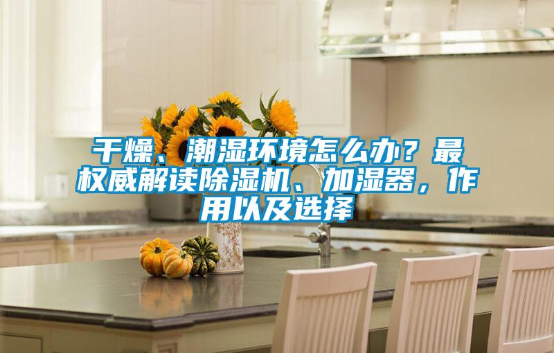 干燥、潮湿环境怎么办？最权威解读好色先生污污版、加湿器，作用以及选择