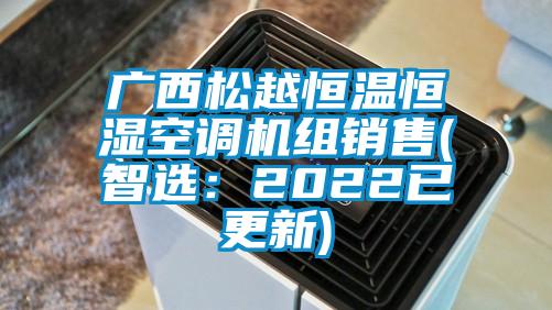 广西松越恒温恒湿空调机组销售(智选：2022已更新)