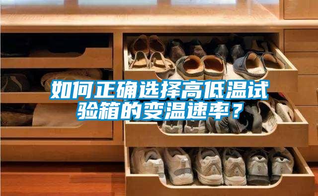 如何正确选择高低温试验箱的变温速率？