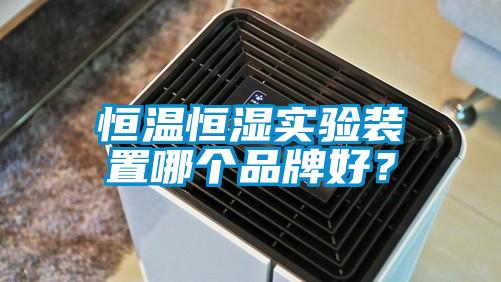 恒温恒湿实验装置哪个品牌好？