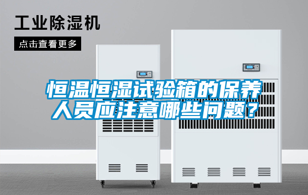 恒温恒湿试验箱的保养人员应注意哪些问题？