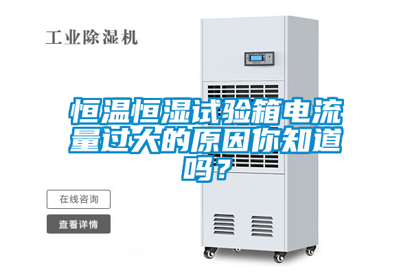恒温恒湿试验箱电流量过大的原因你知道吗？