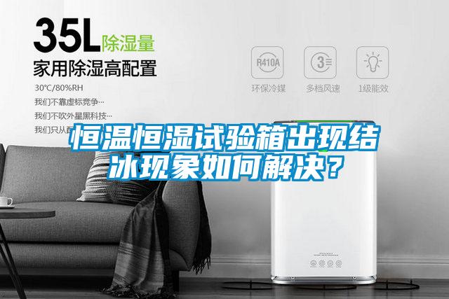 恒温恒湿试验箱出现结冰现象如何解决？