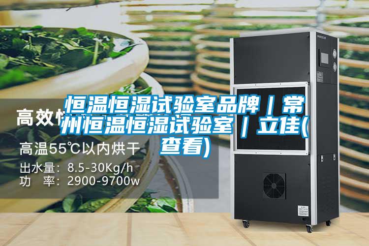 恒温恒湿试验室品牌|常州恒温恒湿试验室|立佳(查看)