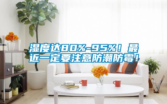 湿度达80%-95%！最近一定要注意防潮防霉！
