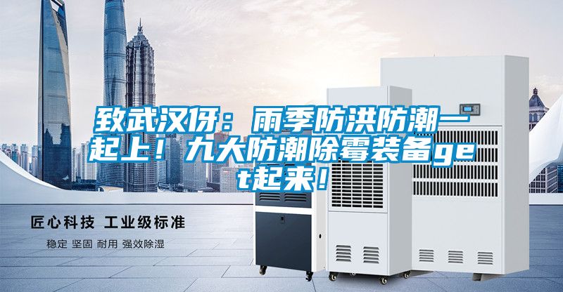 致武汉伢：雨季防洪防潮一起上！九大防潮除霉装备get起来！
