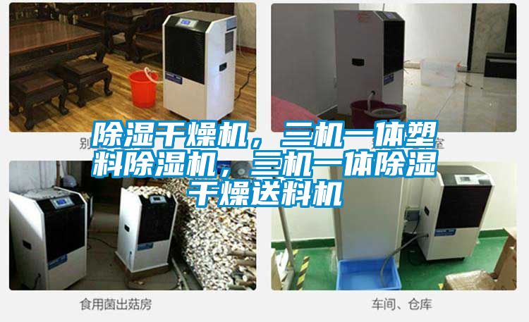 除湿干燥机，三机一体塑料好色先生污污版，三机一体除湿干燥送料机