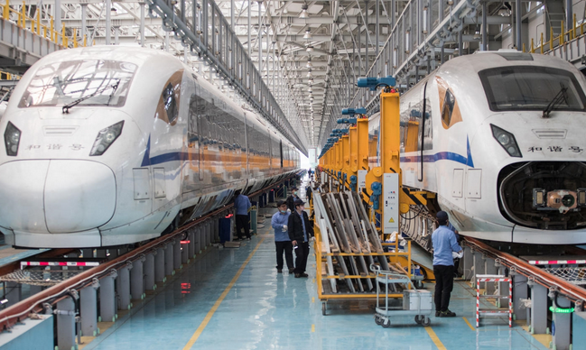 高铁检修车间温度控制好色先生TV成人